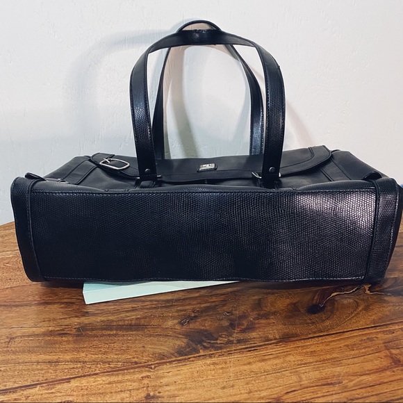 Diane von Furstenberg Leather Weekender Bag - Picture 3 of 8